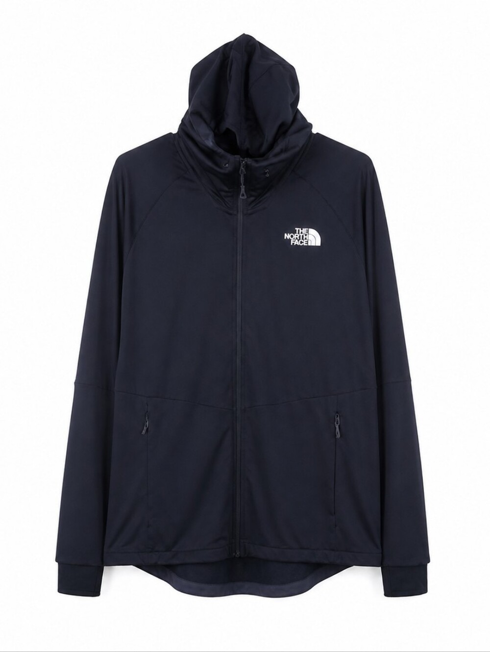 The North Face Women's Black Full-Zip Hooded Jacket Flash Dry Size XL